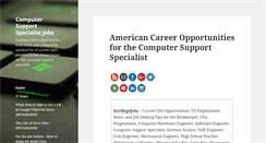Desktop Screenshot of computer-support-specialist.intellego-publishing.com