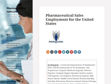 Tablet Screenshot of pharmaceutical-sales-jobs.intellego-publishing.com