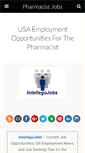Mobile Screenshot of pharmacist-jobs.intellego-publishing.com