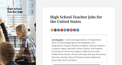 Desktop Screenshot of high-school-teacher-jobs.intellego-publishing.com